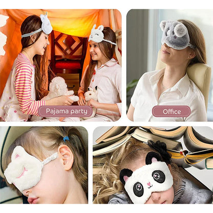 Cute Animals Plush Sleeping Eye Mask