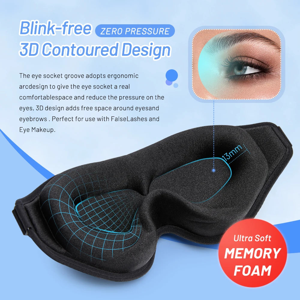 Three Dimensional Sleeping Eye Mask