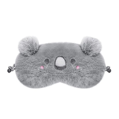 Cute Animals Plush Sleeping Eye Mask