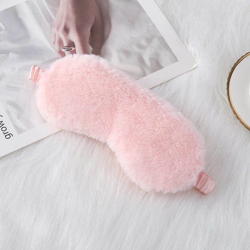 Soft Plush Sleeping Eye Mask