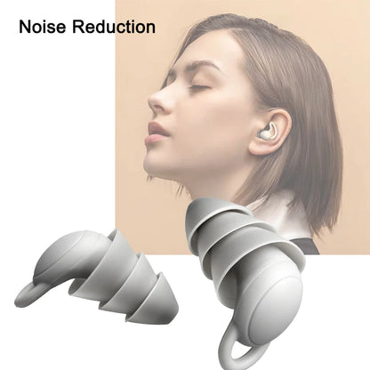 Anti-Noise Silicone Ear Plugs