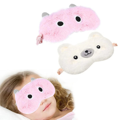 Cute Animals Plush Sleeping Eye Mask